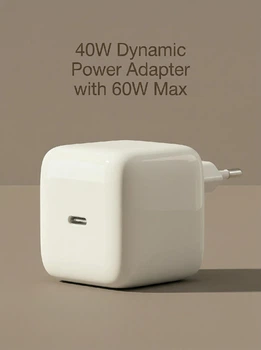 Блок живлення до Apple MacBook Iphone Ipad USB-C 40W швидка зарядка адаптер зарядний пристрій Samsung Xiaomi Type-C