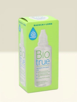 Раствор для контактных линз Bausch & Lomb Biotrue 360 ml с контейнером Универсальный уход увлажнение защита