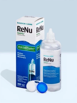 Розчин для лінз Bausch & Lomb ReNu MultiPlus 360 мл + контейнер, рідина для контактних лінз