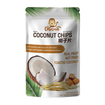 Кокосові чіпси з карамеллю 40 г Crispconut (8859187300057)