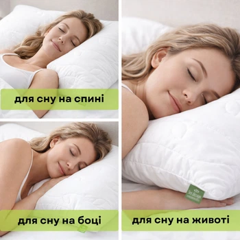 Подушка Sei Design Deluxe Біла Антиалергенне волокно Чохол з блискавкою 50х70 см (4820182656132) Подушка Sei Design Deluxe Біла Антиалергенне волокно Чохол з блискавкою 50х70 см (4820182656132)