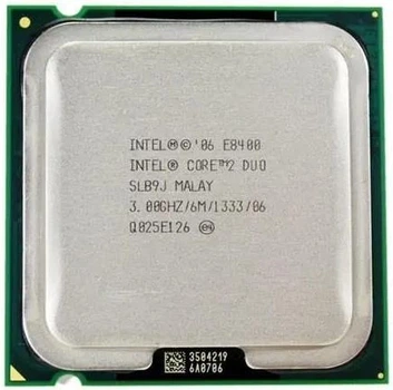 Процесор Intel Core 2 Duo E8400 3.00GHz/6M/1333 (SLB9J) s775,