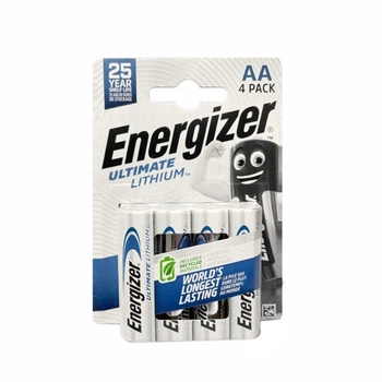 Батарейки Energizer Ultimate Lithium AA 4 шт (1,5V) 2000000026961