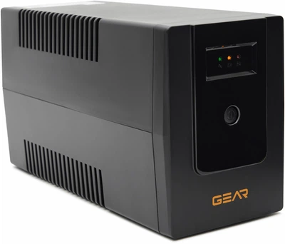 Джерело безперебійного живлення GEAR 2000VA LED plastic RJ45+USB