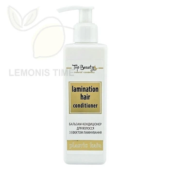 Бальзам-кондиционер для волос Top Beauty Plastic Hair Lamination Hair Conditione с эффектом ламинирования 250 мл