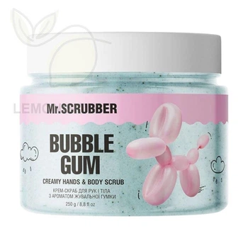 Сахарный крем-скраб для рук и тела с ароматом жевательной резинки Mr.SCRUBBER Bubble Gum 250 г