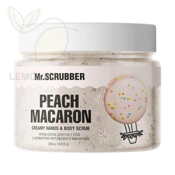 Сахарный крем-скраб для рук и тела Mr.SCRUBBER Creamy Hands & Body Scrub Peach Macaron 250 г