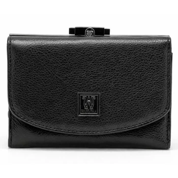 Жіночий шкіряний гаманець Wanlima w50040270473a3 Black