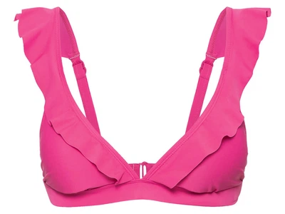 Верхняя часть купальника с рюшами для женщины Esmara LYCRA® 372113 38(S) Розовый