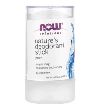 Дезодорант-стік Nature's, Solutions, NOW Foods, 120 г (NOW-08077)