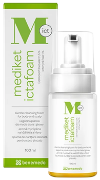 Pianka pod prysznic Mediket Ictafoam do skóry atopowej 100 ml (7640114911521)