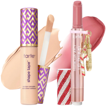 Консилер Tarte Shape Tape Contour Concealer 16N Fair-Light + блиск-плампер для губ Maracuja Juicy Lip Plump Candy Cane 12.7 мл