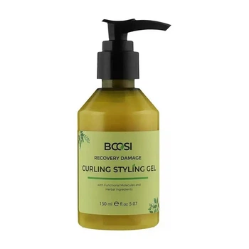 Гель для локонів Kleral System Bcosi Curling Styling Gel 150 мл, професійний стайлінг, формування локонів, еластична фіксація та контроль пухнастості