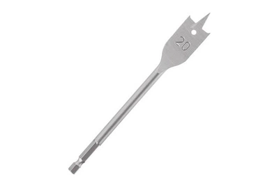 Сверло по дереву перьевое Intertool 20 x 150мм HEX (SW-0020)