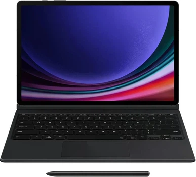 Чохол-клавіатура Book Cover Keyboard для Samsung Galaxy Tab S9+ 12.4 (X810/X816) / Tab S9 FE+ 12.4 (X610/X616) / Tab S10+ 12.4 (X820/X826) Black ENG/UKR (EF-DX815BBEGUA)