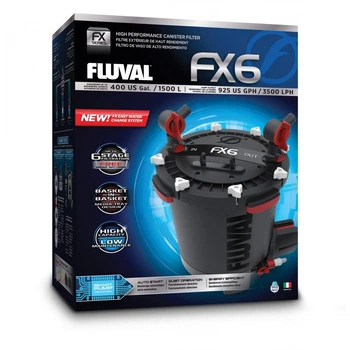 Фильтр Hagen Fluval FX6 для аквариума наружный пластик металл резина до 1500 л