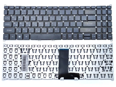 Клавіатура для ноутбуків ACER Aspire A515-43 / A515-53 / A515-54 / A515-55 / A515-56 / A515-44 / A515-45 / A315-21 / A315-31 / A315-33 та SF315-51 — RU, чорна, без рамки