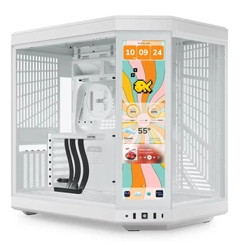 Корпус Hyte Y70 Touch Infinite Snow White Mid-Tower E-ATX with PCIE 4.0 cable (CS-HYTE-Y70TTI-WW)