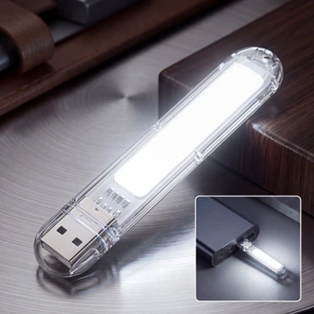 Портативна міні USB-лампа світильник Night Light Stick 1.5W 5V White