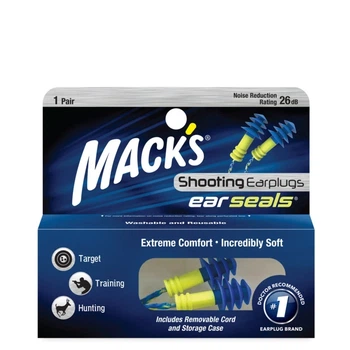 Универсальные беруши для cтрельбы Mack's Ear Seals