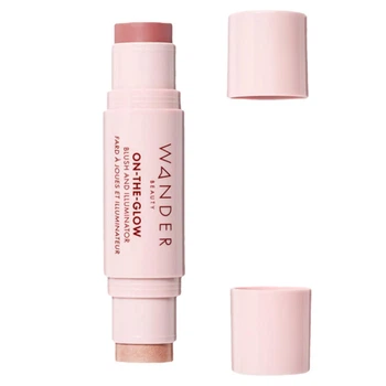 Кремовые румяна и хайлайтер в стике Wander Beauty On-the-Glow Blush & Illuminator (Dusk, Nude Glow) 5.5+6 g