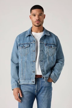 Мужская джинсовая куртка Levi's 46(S) Синий (140556)