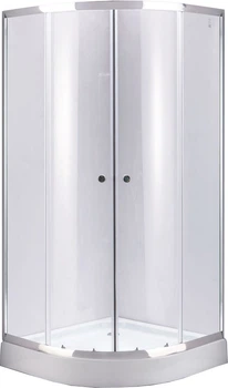 Душова кабіна з піддоном Sanymax Start-531E 80x80 Transparent/Satin (ST80QUADSATTR)