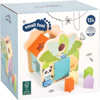 Zabawka Small Foot drewniany sorter kształtów: Domek Safari 6 elementów 5420170 (4020972127679)