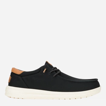Мужские мокасины Hey Dude Paul Canvas 43151-001 43 (M10) 28.3 см Black (198410108956)