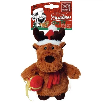 M-Pets Christmas Dog Toy Rudolph - Игрушка рождественская Рудольф для собак 20х10х7 см (6953182744801)