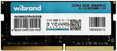 Память для ноутбука SO-DIMM DDR4 8 Gb (2666 MHz) Wibrand (WI2666DDR4S/8GB)