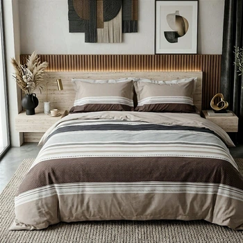 Комплект постельного белья Viluta Євро 200x220 см W-12 Brushed Warm Cotton (W12_Warm_ev)