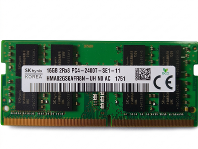 Память Hynix DDR4 16GB 2400MHz SO-DIMM 2Rx8 PC4-2400T (HMA82GS6AFR8N-UH)