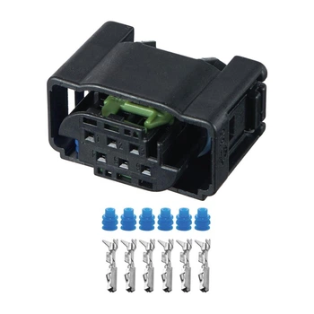 Разьем 6-кон., Корп, Дросс, Заслонки Педали Акселератора Bosch, 1-967616-1, TE BMW, Mercedes-Benz (Код: 41011)