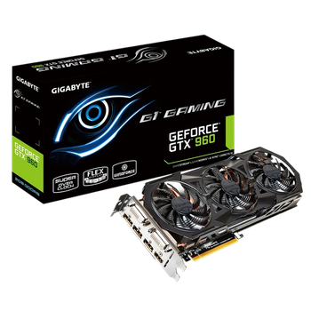 Видеокарта GeForce GTX 960 2GB Gigabyte G1 Gaming (GV-N960G1 GAMING-2GD) Б/У