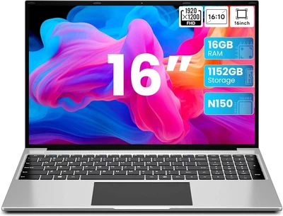 Ноутбук 16" Jumper EZbook S7 Max Intel N150 RAM 16GB eMMC 128GB + SSD 1TB Windows 11 (UKR)