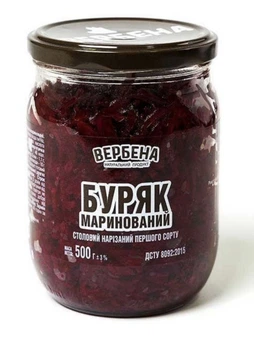 Буряк маринованый Вербена 500 г стеклянная банка