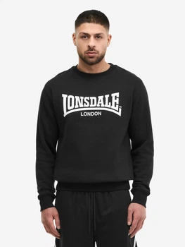Світшот чоловічий Lonsdale WELHAM 117922-1500 L Black/White (4070376012927)