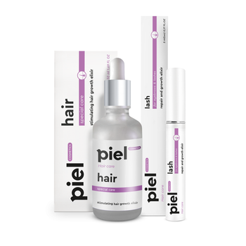 Комплекс Piel cosmetics Сыворотка для волос и ресниц Восстановление и рост Hair Care Piel 5мл и 50мл