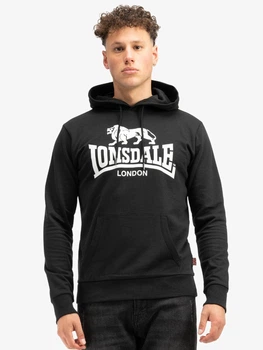 Худі чоловіче Lonsdale FREMINGTON 117033-1500 M Black/White (4251522388794)