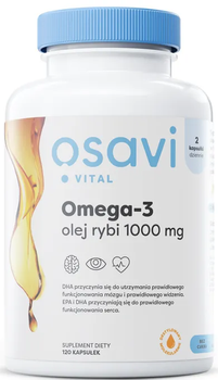 Омега-3 Osavi Omega 3 1000 мг 120 капсул (5904139920312)