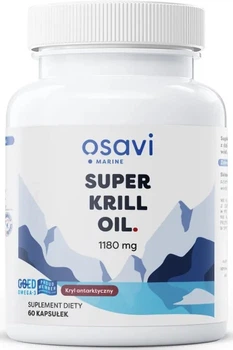 Olej rybny Osavi Super Krill Oil 1180 mg 60 kapsułek miękkich (5904139923702)