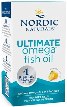 Омега-3 Nordic Naturals Ultimate Omega 1280 мг 180 капсул (768990891083)