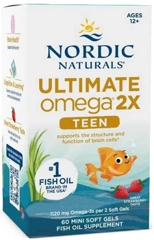 Омега-3 для підлітків Nordic Naturals Ultimate Omega 2X Teen 60 капсул (768990891212)