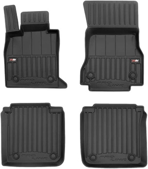 Автомобільні килимки поліки в салон Frogum 3D для BMW 7 G70 22- БМВ 7 чорні SO6107
