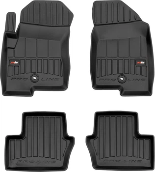 Автомобильные коврики в салон Frogum 3D на Jeep Compass 1 06-16 Джип Компас черные SO5936-1