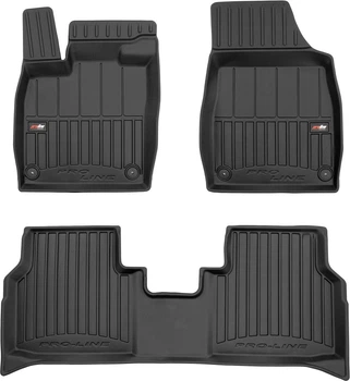 Автомобильные коврики в салон Frogum 3D на Skoda Enyaq 1 20- Шкода Эниак черные SO6004-1