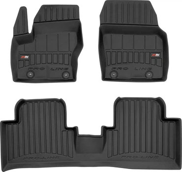 Автомобильные коврики в салон Frogum 3D на Ford C-Max 1 10-19 1-2 ряд Форд Ц-Макс черные SO5948