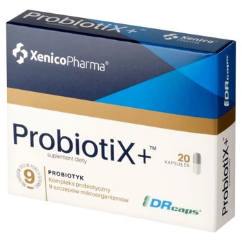 Suplement diety Xenico Pharma Probiotix Plus 20 kapsułek (5905279876392)