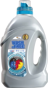 Гель для прання WASH & FREE Universal Універсальний Морська свіжість та мінеральна сіль 50 прань 2 кг (4823128005889)